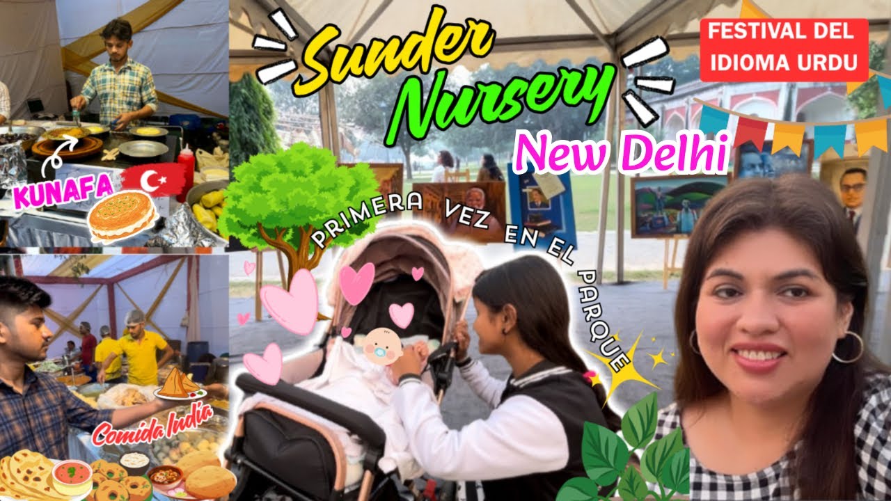Primera salida al parque con mi bebé👶🏻| ¡Comida india 🇮🇳 y postres turcos!🇹🇷