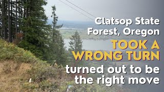Clatsop State Forest, Oregon - A Wrong Turn Was the Right Move