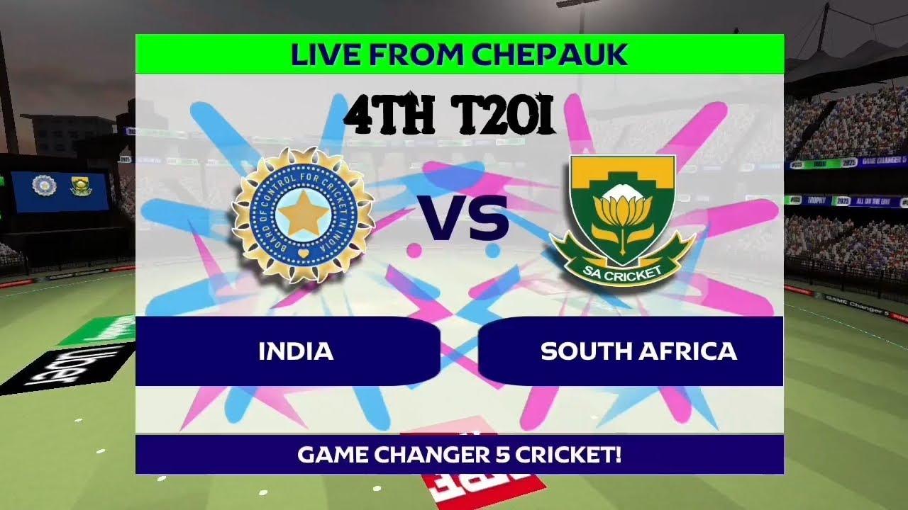 INDIA VS SOUTH AFRICA 4TH T20I MATCH HIGHLIGHTS || ‎⁨@cricketgameq5j⁩  