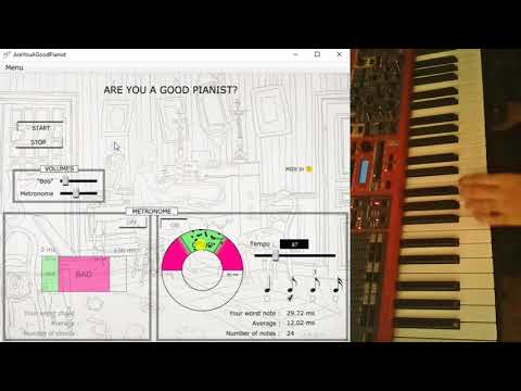 Are you a good pianist? - DEMO 2 (scales with metronome)