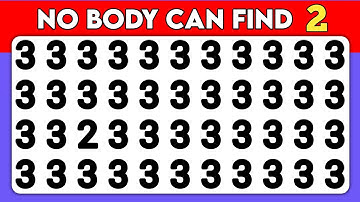 TEST YOUR OBSERVATION SKILLS | NUMBER AND LETTER EDITION - QUIZ | ODDITY SPOTTING