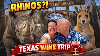 We Found RHINOS, Kangaroos, & A Sweet Potato Old Fashioned in Texas Wine Country?!