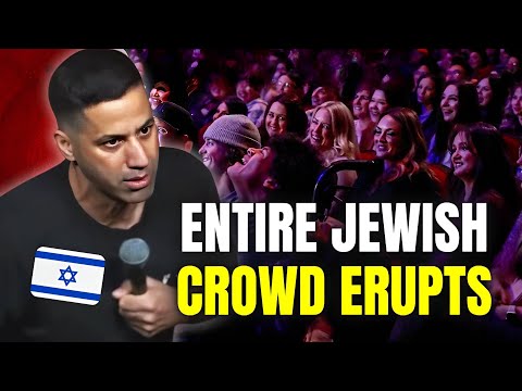 קהל יהודי משתגע לאחר שהקומיקאי הישראלי הורס את התעמולה ה פלסטינית 