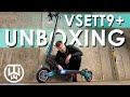 VSett 9+ Electric Scooter Unboxing - 50 km/h Dual Motor Commuter eScooter!