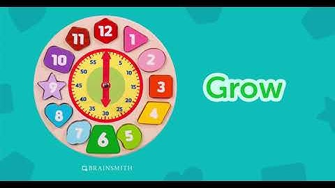 Shape Sorting Clock GIF AD for Brainsmith India