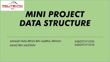 MINI PROJECT DATA STRUCTURE : STACK 2.2 | DFC30233