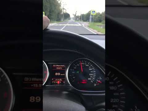 Расход Audi Q7 по трассе 90 км/ч