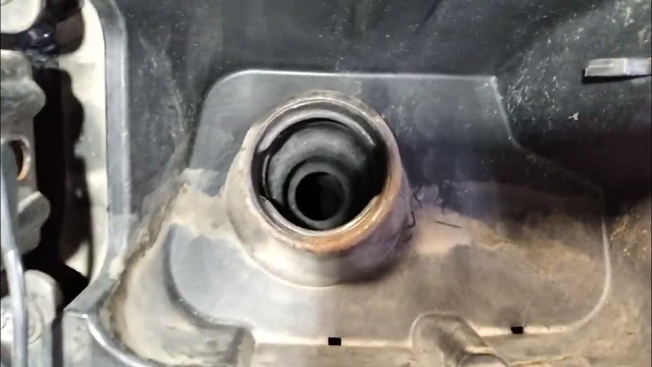 P0456 small evap leak, sometimes easy fix. - YouTube