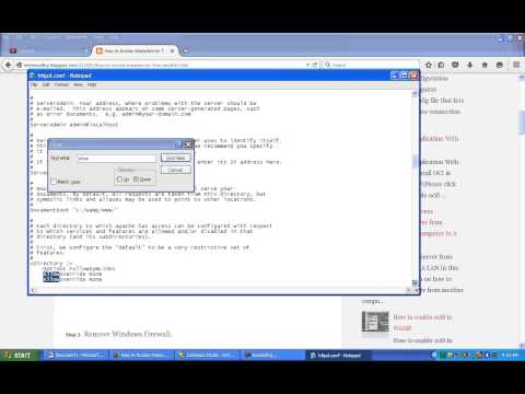How to Access WampServer from another Computer in A LAN