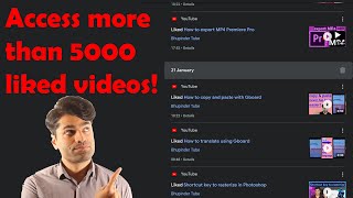 How to see all YouTube likes if you liked over 5,000 videos