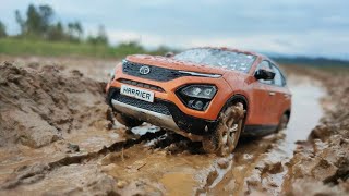 Review & Testing of Die-cast Model of Mini Tata Harrier | Extreme Off-Roading | Auto Legends |