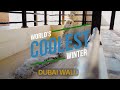 Worlds coolest winter  old dubai wall