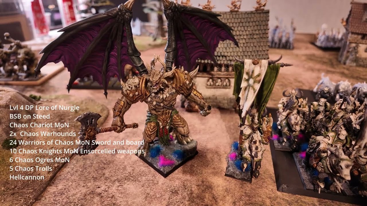 Warriors of Chaos Vs. Tomb Kings 2500 pts Battleline