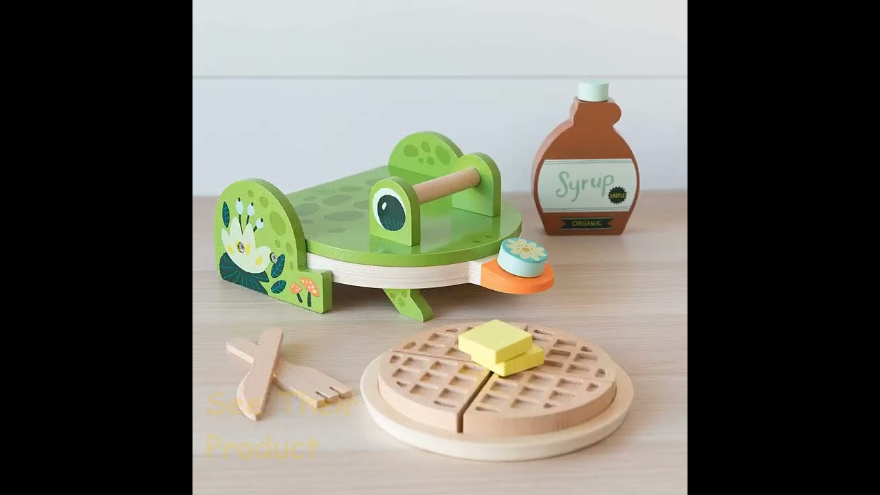 Manhattan Toy Ribbit Waffle Maker Toddler & Kids Pretend Play $25.50 | See Their Baby Toys 