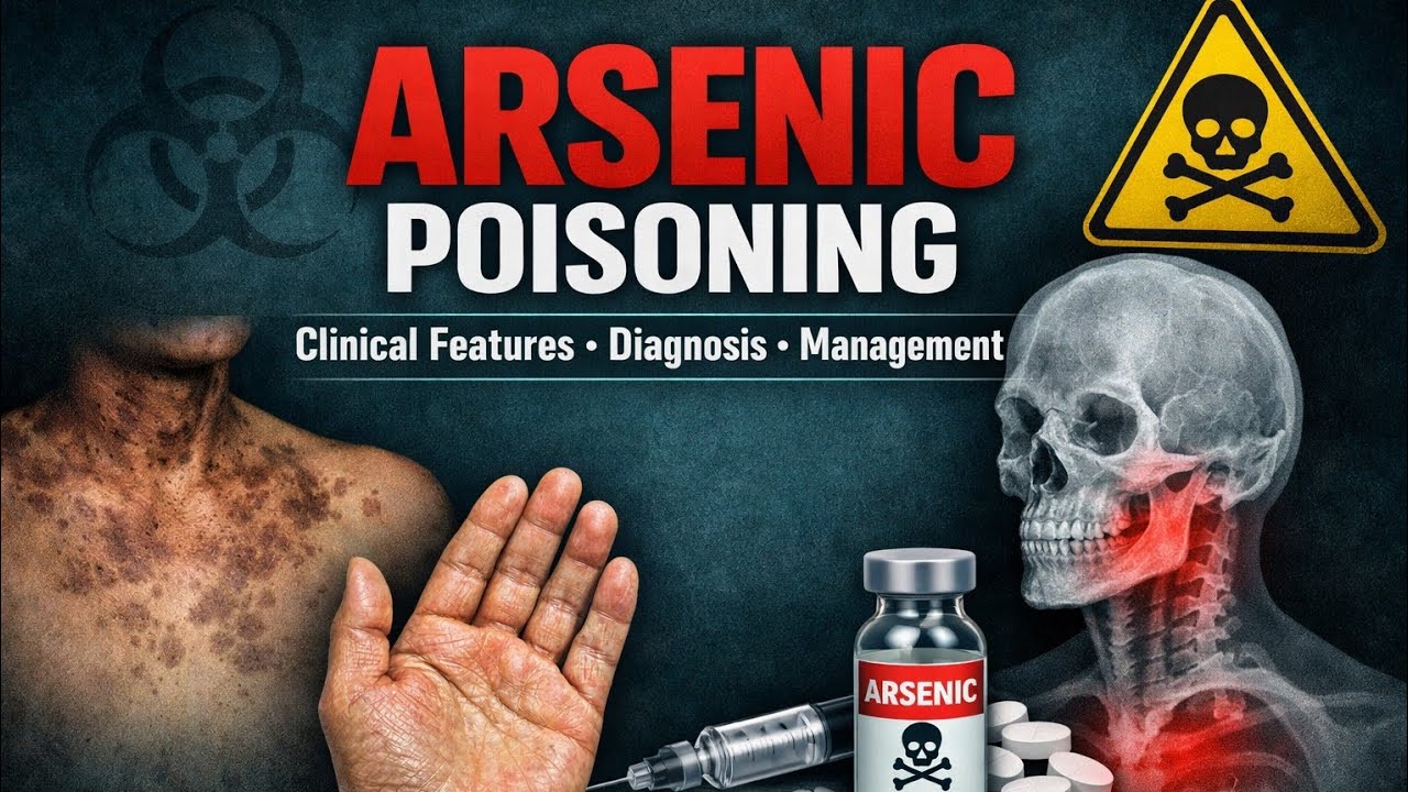 Arsenic Poisoning | Clinical Features, Diagnosis & Management | MBBS ...
