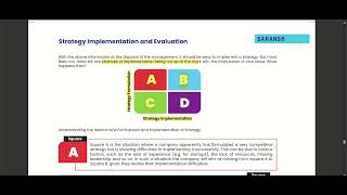 SM Chapter 5 Revision CA Inter Part 1 (Strategic Management)