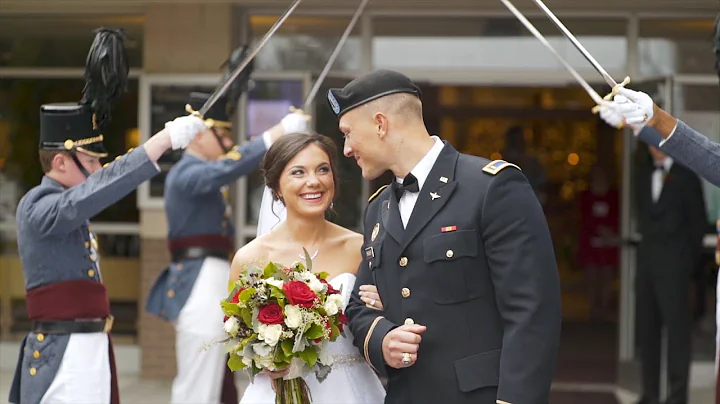 ARMY GROOM CRIES WHEN HE SEES BRIDE // Amanda & Co...