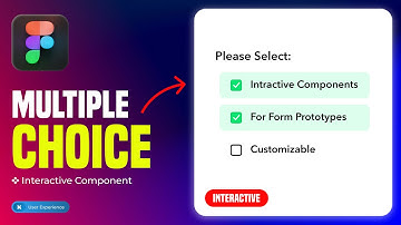 How To Create a MULTIPLE CHOICE Interactive Component in Figma (Tutorial)