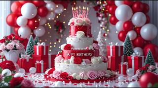 💖 Happy Birtay Song 🎂 Best Cake & Balloons Birtay Party Celebration 🎉