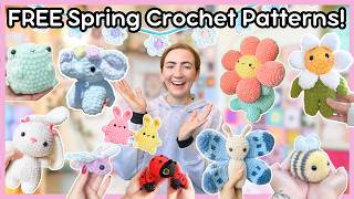 20 ✨FREE✨ Spring-Inspsired Amigurumi Crochet Patterns 🌸🌷💐☀️ (WITH LINKS!)