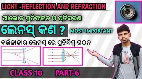 Light Reflection And Refraction ||Image Formation By Lenses ||Science Class 10 ||Part-6 ||