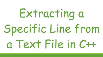 Extracting a Specific Line from a Text File in C++