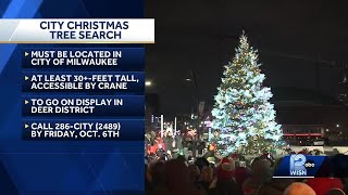 City of Milwaukee begins Christmas tree search