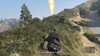 Bunker Sale Mission - 3 Monster Trucks Solo - GTA Online