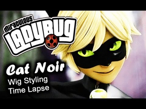 Miraculous Ladybug Cat Noir Cosplay Wig Styling