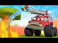 モンスタータウン - 危険なボトル  🚚 カーシティー - 子供向けトラックアニメ Super Truck Animation for Kids