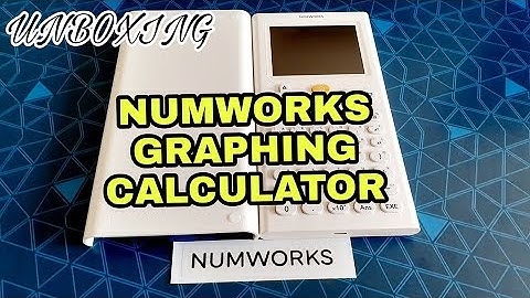 UNBOXING NUMWORKS GRAPHING CALCULATOR | Wheng Gallardo