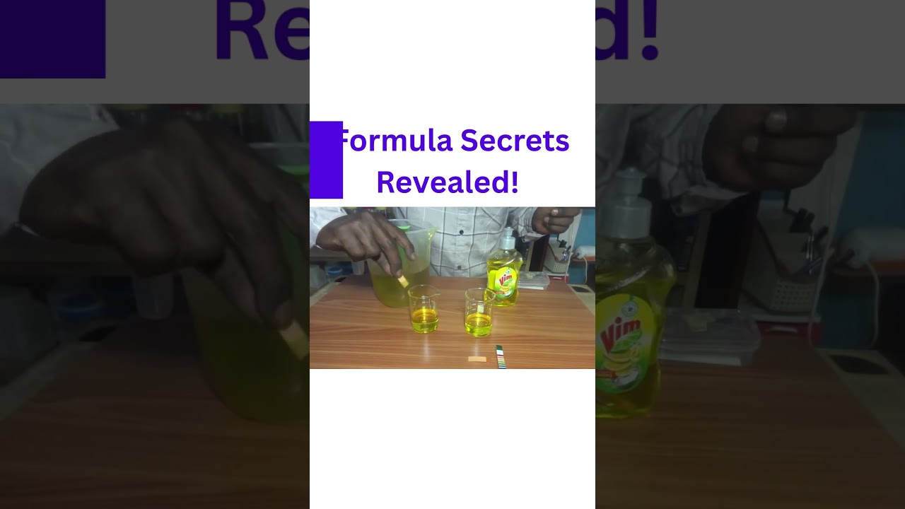 Learn to Professional  Quality Dishwash Gel(Equivalent to Vim) for Your Business