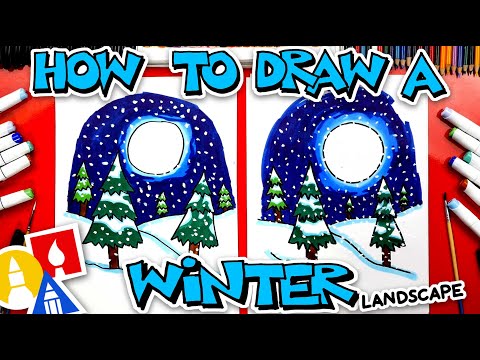 Video: How To Draw Winter