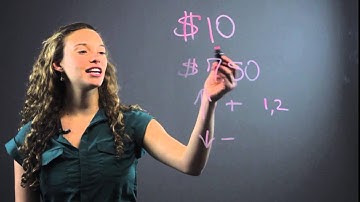 How to Count Back Change : Fun With Math