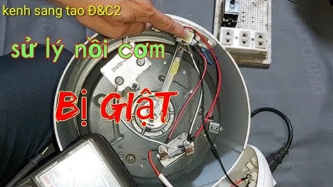 Nồi cơm điện bị chạm giật và cách sử lý