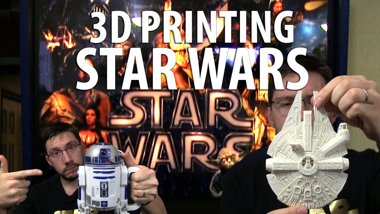 3D Printing: Millennium Falcon from Star Wars