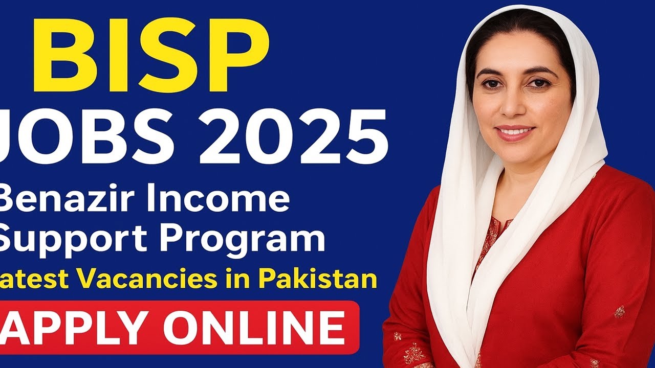 BISP Jobs 2025 | Benazir Income Support Program Latest Vacancies in ...