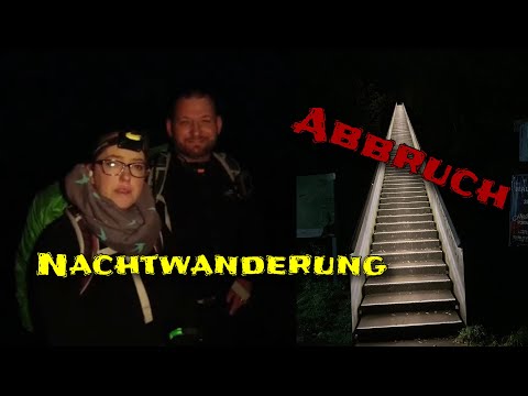 Abbruch einer Nachtwanderung