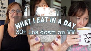 What I Eat in a Day on WW/ 30+ lbs Lost/55 years old @mybizzykitchen