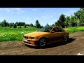 cinematic shot BMW E36