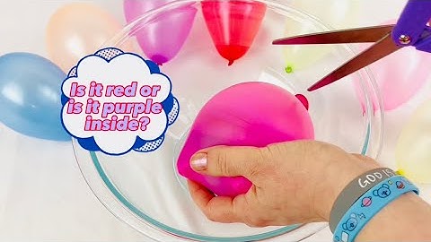 BALLOON POPPING! Guess the color inside challenge!