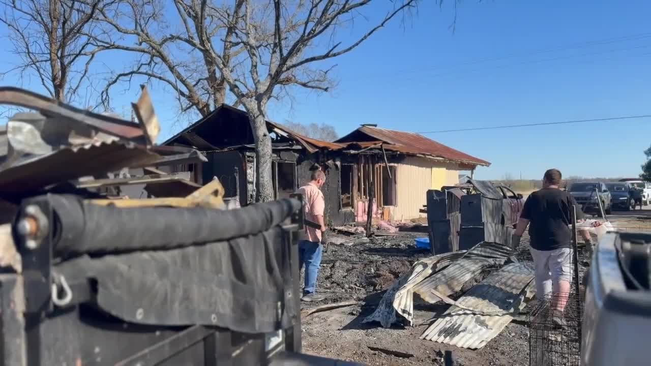 'I was scared': Local firefighter reflects on losing home in fire - YouTube