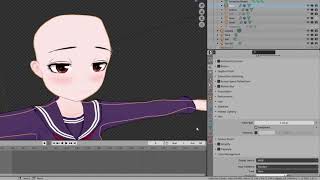 Rendering Anime Eyebrow in Front of Hair
