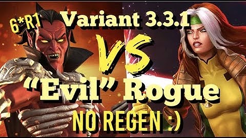 MCOC - Variant 3.3.1 - Mephisto (6*R1) VS “Evil” Rogue - More Fun Community Challenges!!