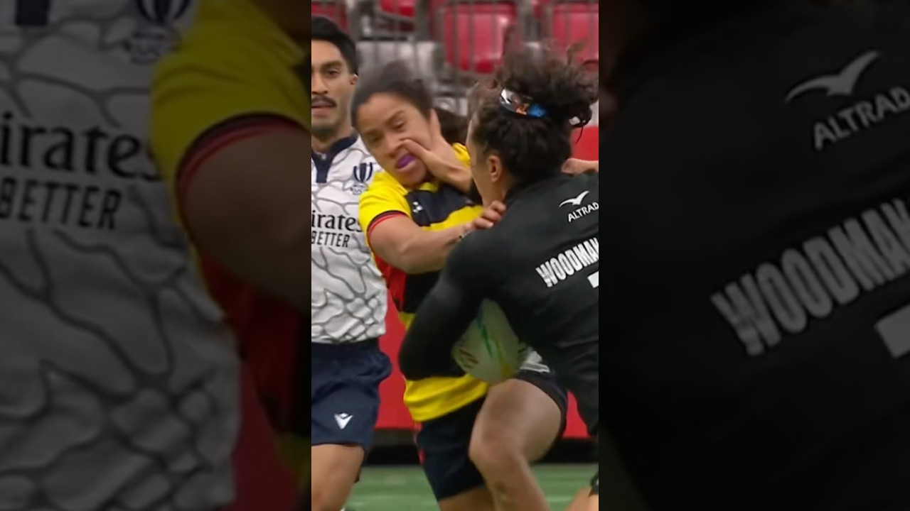 The fierce battle of rugby #football #nf #nflhighlights
