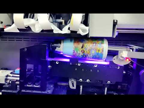 KingJet KJ-R001G Single Pass UV Printer For Cylinder Items#cylinderprinter#bottleprinter #uvprinter