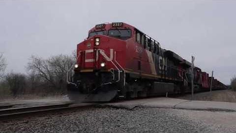 CN Trip Optimizer Train Twice in 2 Days! Both North And South Through Vernon Wi