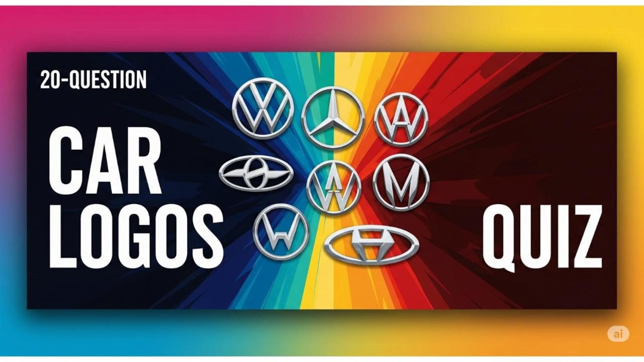 Guess The Car Make From The Logo! 20 Challenging Questions