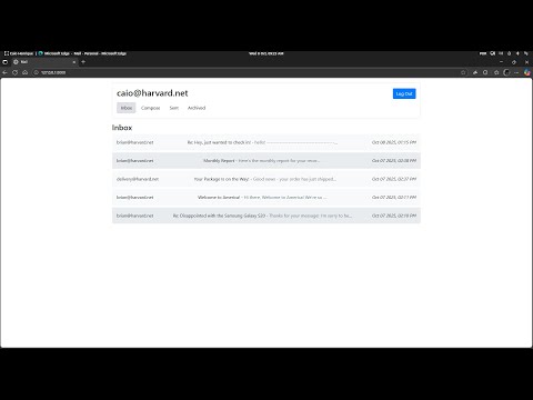 Project 3: Mail | CS50’s Web Programming