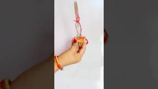 How To Make Rakhi At Home#shorts#rakhimakingathome#rakhimakingideas#handmaderakhi